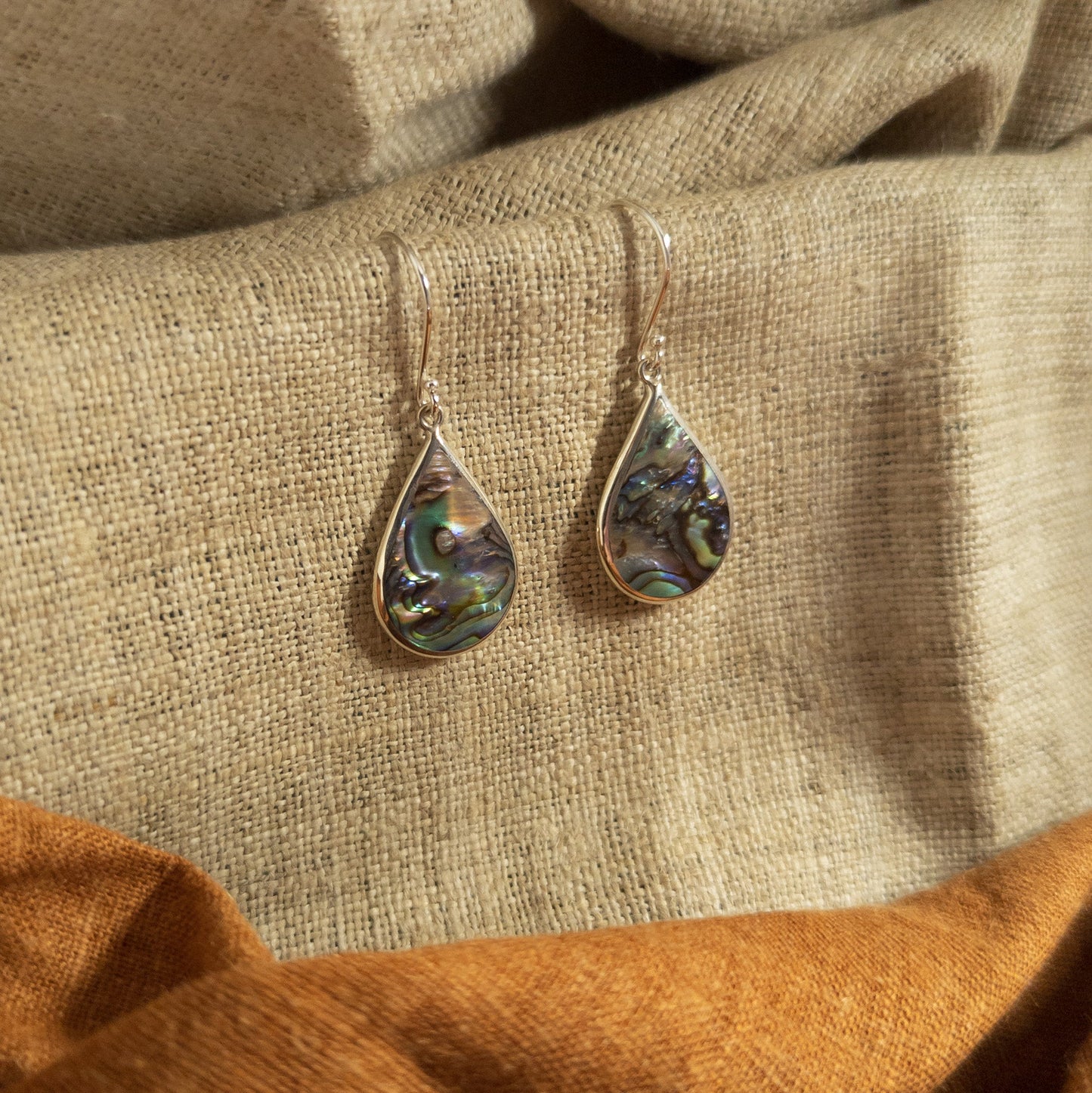 Silver Shell Earrings | Handmade Silver Jewellery - Textile Traders