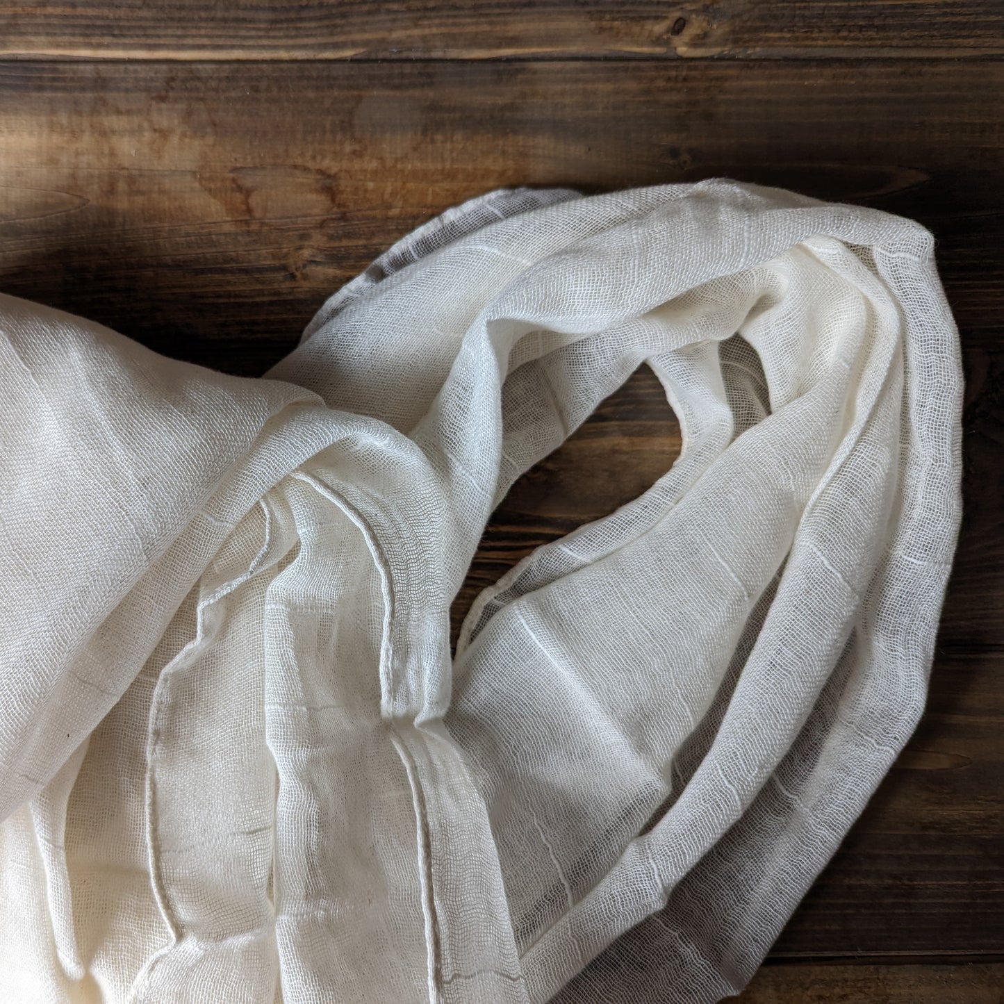 Undyed Cotton Scarf - Fine Weave Plain Scarf For Batik