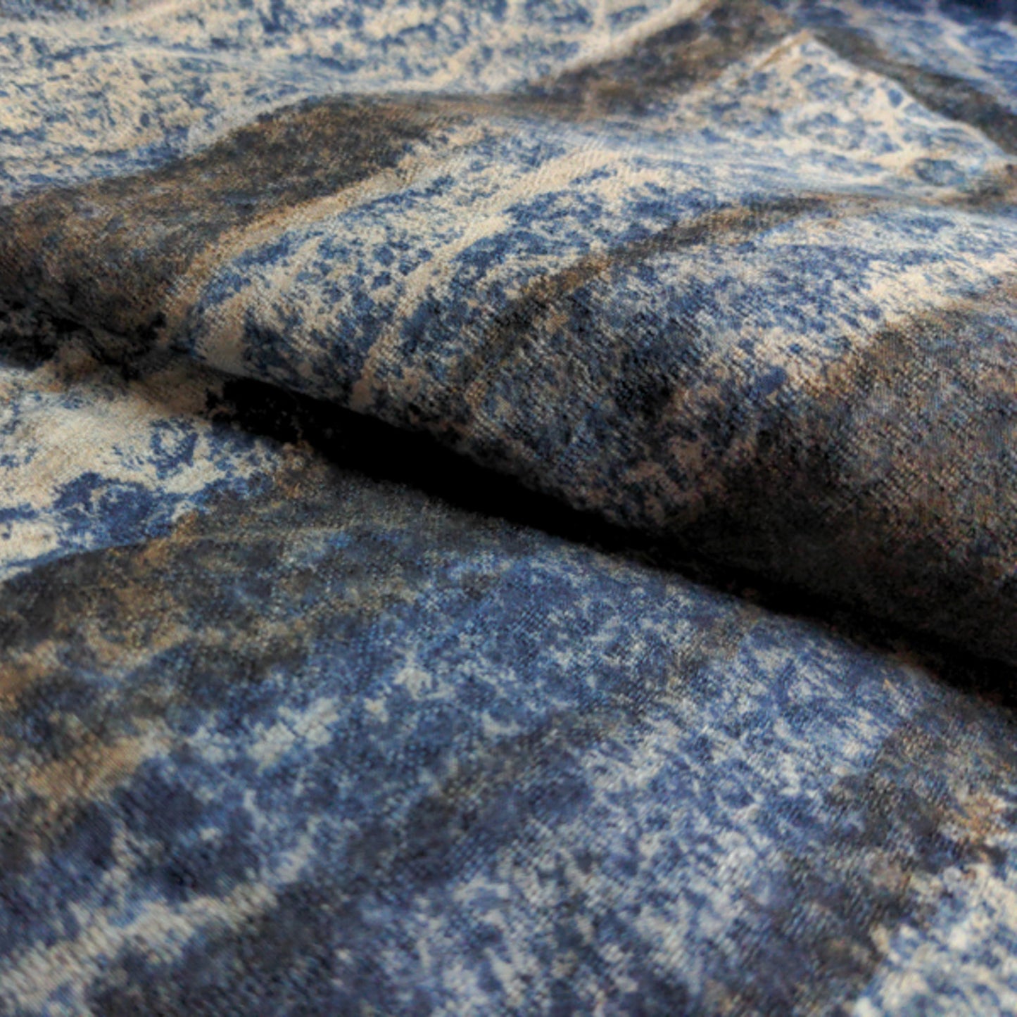 Naturally Dyed Fabrics - Natural Indigo Bamboo Fabric - Textile Traders