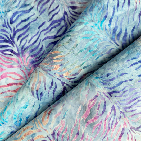 Batik Fabric - Colourful Pastel Design