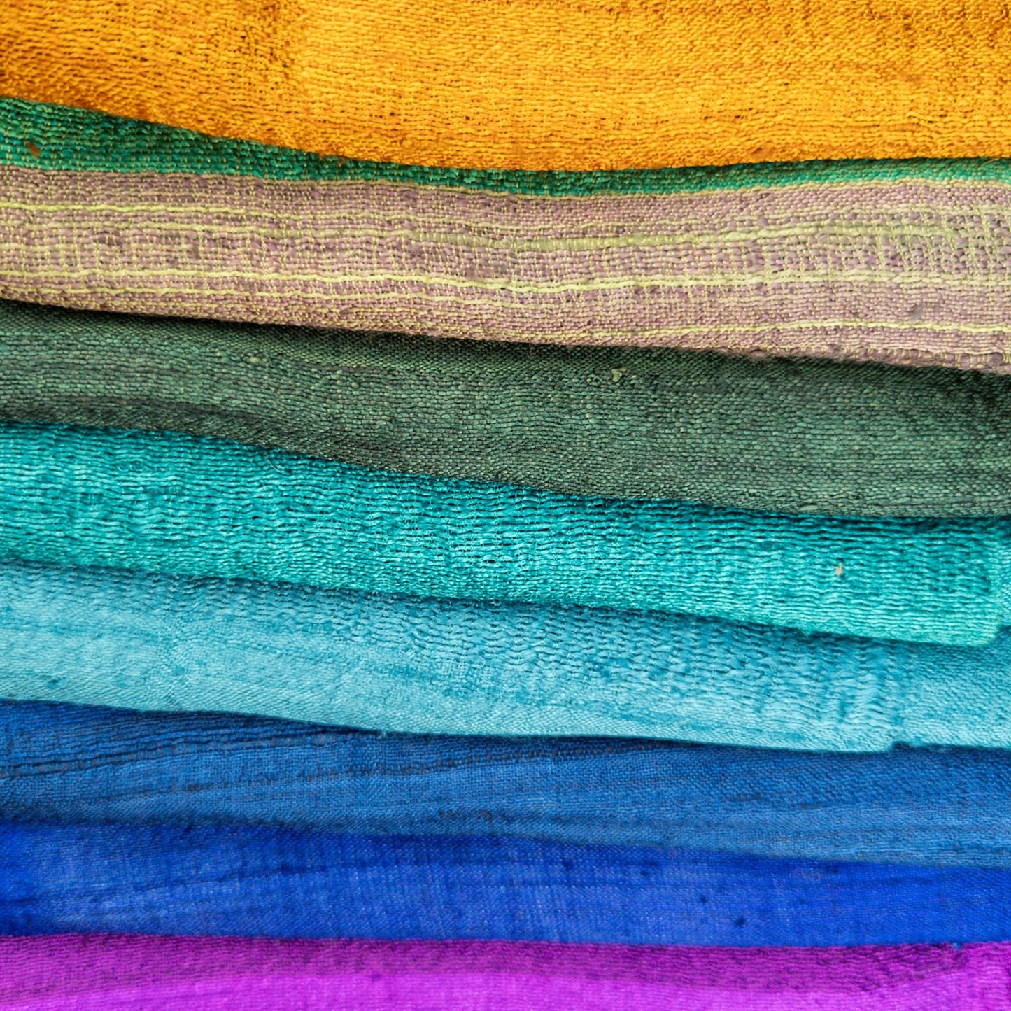 Handwoven Thai Silk Scarf - Handmade in Thailand - Textile Traders