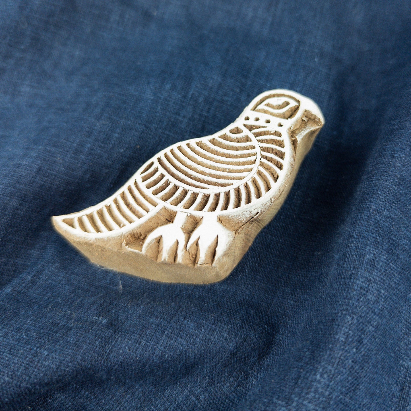 Wooden Parakeet Stamp | Printing Blocks for Batik and Fabric Printing
