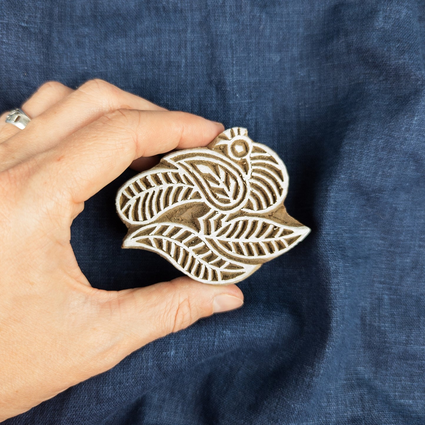 Hidden Bird Stamp | Indian Wooden Printing Blocks