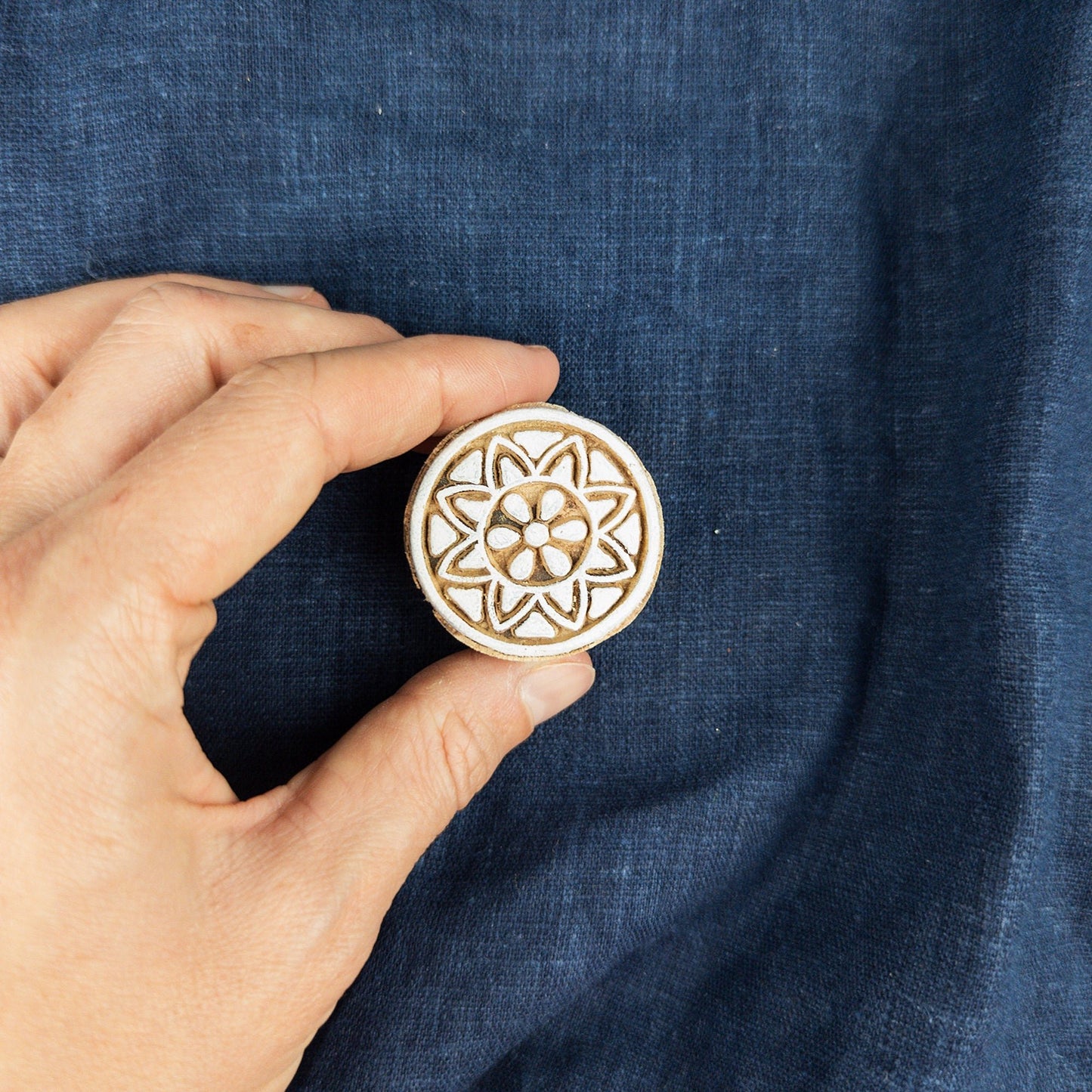 Mandala Stamp Set | Indian Printing Blocks | Set Of 3 - Textile Traders