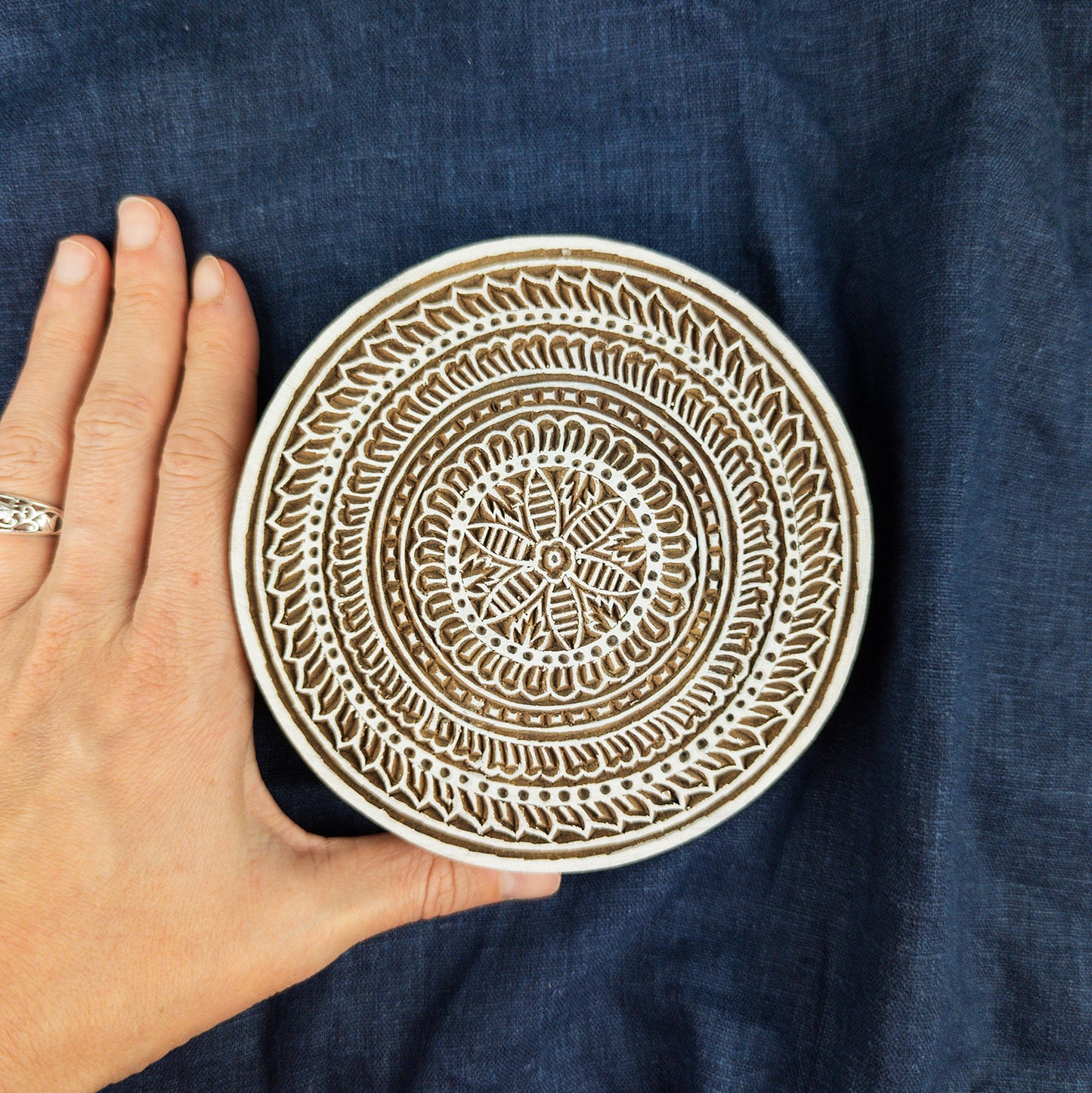 Large Mandala Printing Block | Indian Woodblocks and Batik Stamps