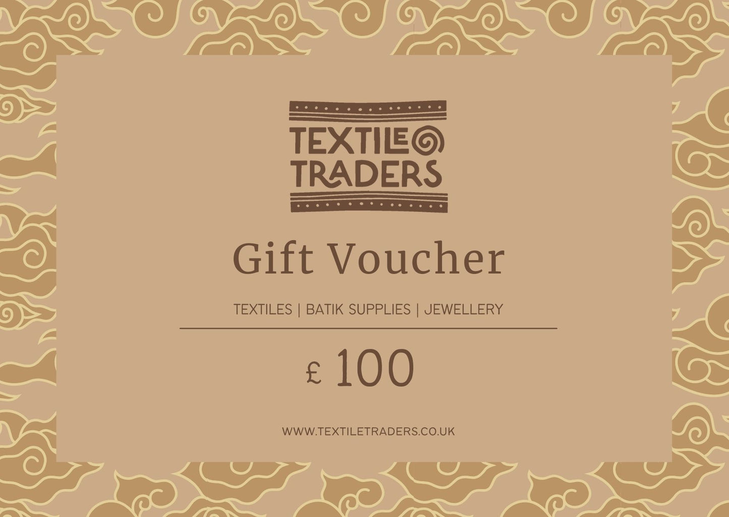 £100 Textile Traders Gift Voucher - Textile Traders