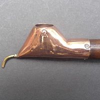 Photo of our Medium-fine spout canting - teak handle