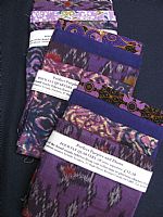 Photo of our Perfect Purples 4 fat quarters