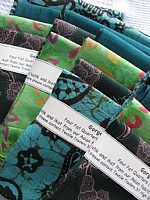 Photo of our Gorgeous Greens 4 fat quarters