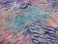 Photo 4 of our Cotton Batik Fabric - Waving Fern leaves