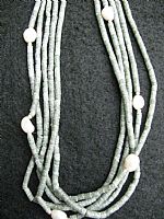 Five strand serpentine necklace