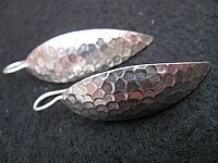Photo 7 of our Curvey silver earrings