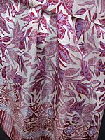 Photo 4 of our Batik Silk Scarf - Lilacs and Mauves