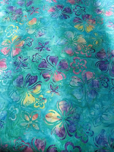 Photo of our Cotton Batik Fabric - Summer Meadow