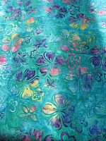 Photo 1 of our Cotton Batik Fabric - Summer Meadow