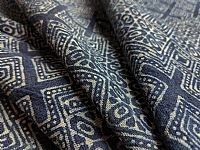 Hilltribe batik - Traditional Indigo design #6