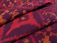 Photo 3 of our Burgundy and Red Ikat Fabric