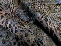 Photo 3 of our Cotton Batik Fabric - Earthy Leopard