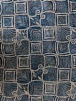 Photo 1 of our Cotton Batik Fabric - Spiral Checks