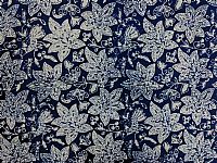 Photo 1 of our Blue and White Batik Big Flowers