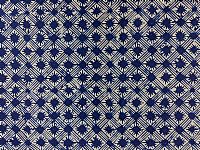 Blue and White Batik - Starry Trellis