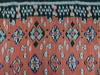 Photo 3 of our Terracotta Ikat Fabric