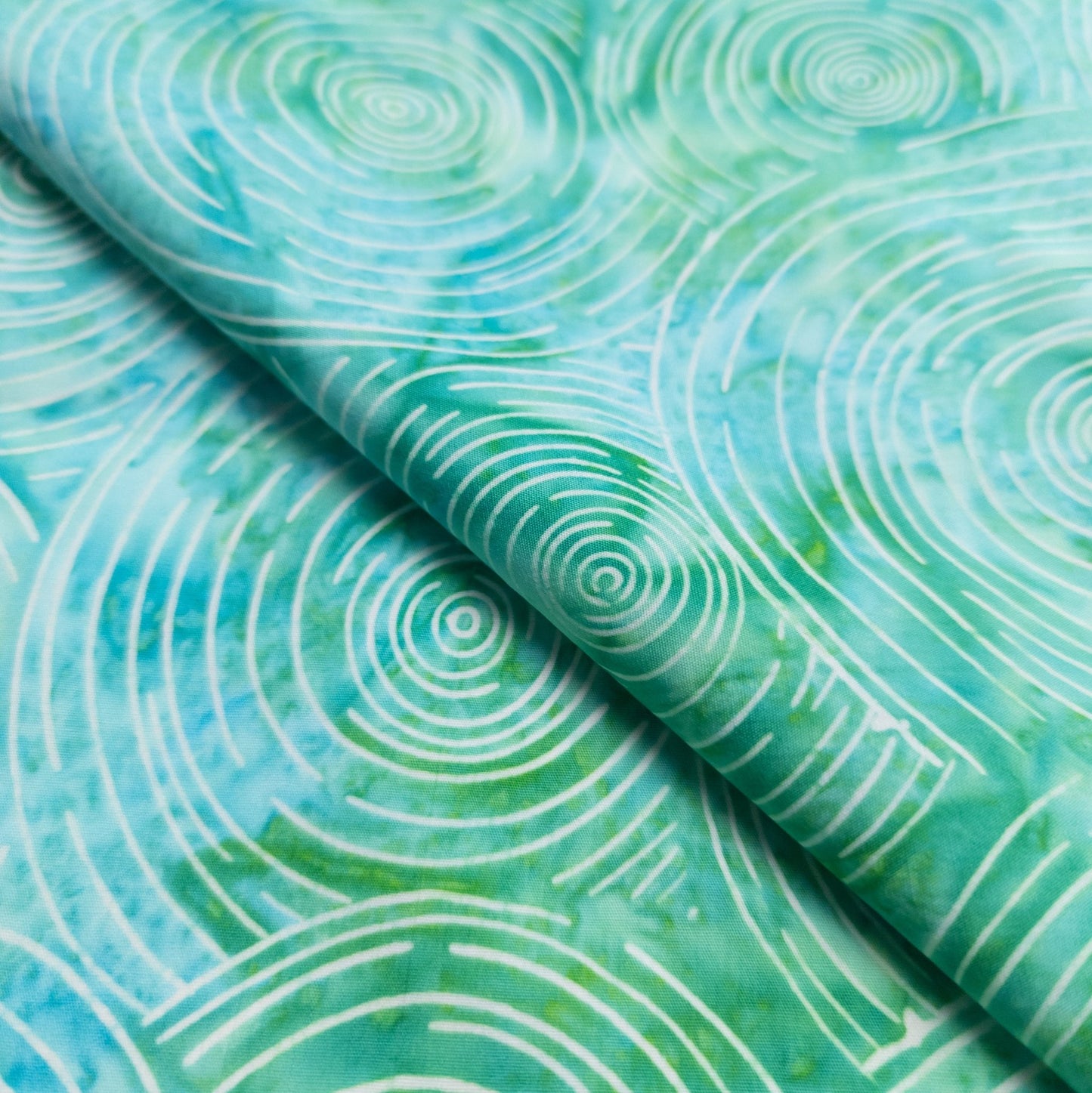 Turquoise Batik Fat Quarter | 51cm x 56cm - Textile Traders
