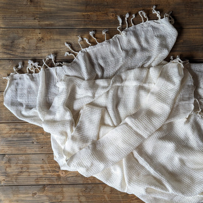 Wide Plain Rayon Scarf - Undyed Scarves for Batik and Dyeing