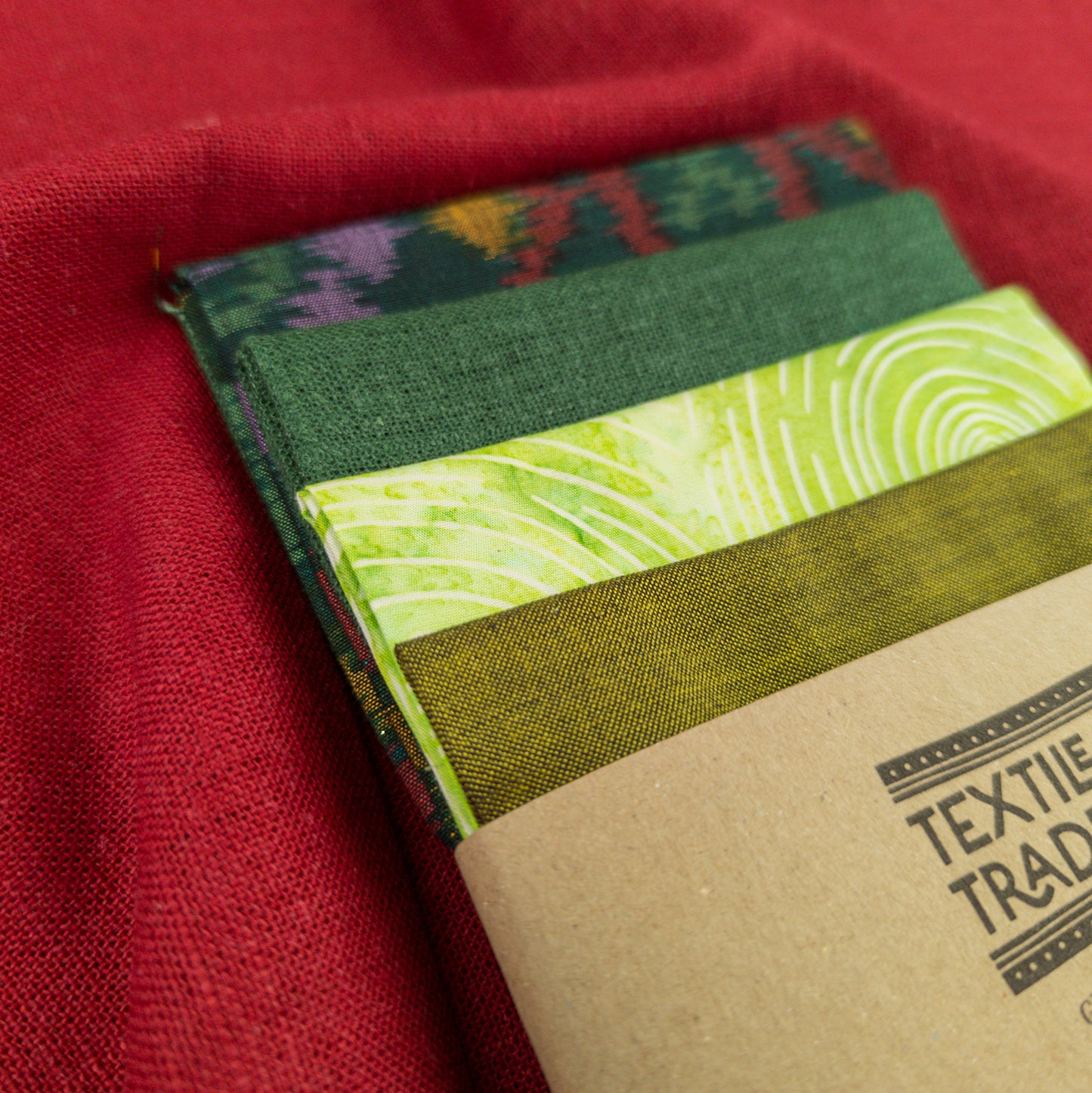 Fat Quarter Set - Gorgeous Green Fabric - 4 pack