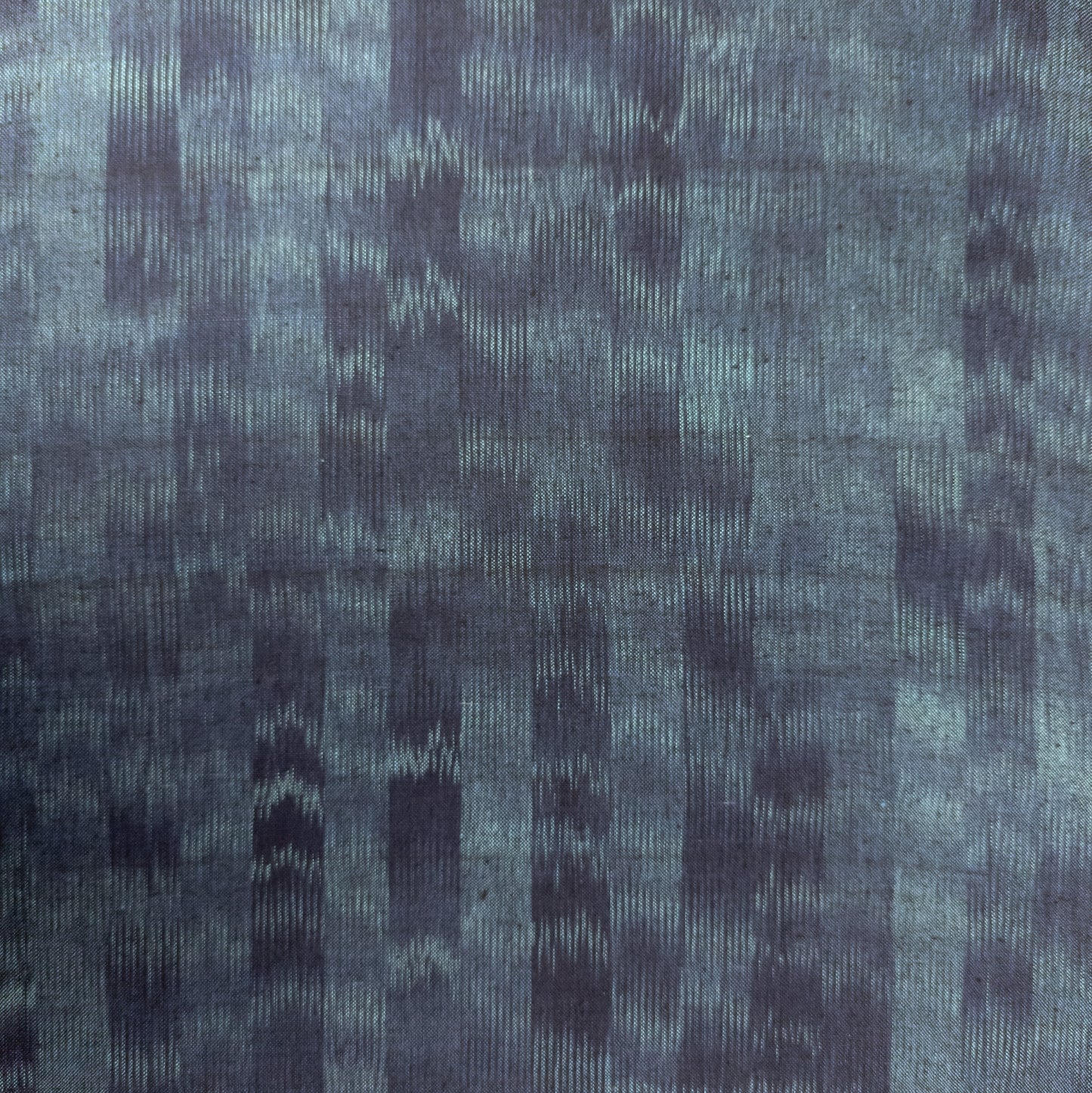 Indigo & Turquoise Handwoven Ikat Fabric - 94cm Wide | Cotton | Chiang Mai