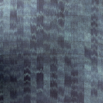 Indigo & Turquoise Handwoven Ikat Fabric - 94cm Wide | Cotton | Chiang Mai