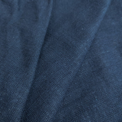 Medium Weight Indigo Hemp Remnant | 150cm x 140cm - Textile Traders