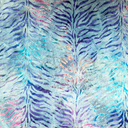 Batik Quilting Fabric - Pastel Ferns