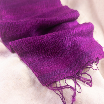 Handwoven Thai Silk Scarf - Handmade in Thailand