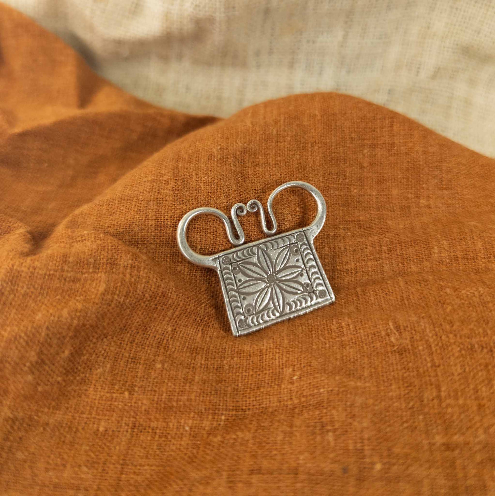 Hill Tribe Silver Pendant | Protective Jewellery | Spirit Lock - Textile Traders