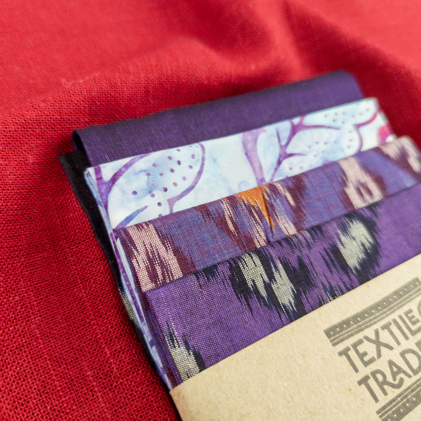 Fat Quarter Set - Perfect Purple Fabric - 4 pack