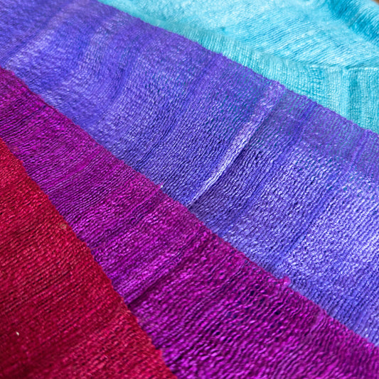 Handwoven Thai Silk Scarf - Handmade in Thailand