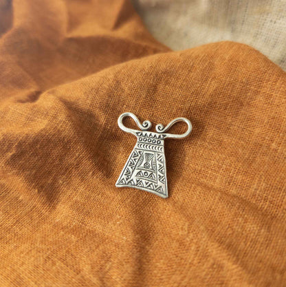 Spirit Lock Pendant | Karen Hilltribe Silver | Unique Jewellery - Textile Traders