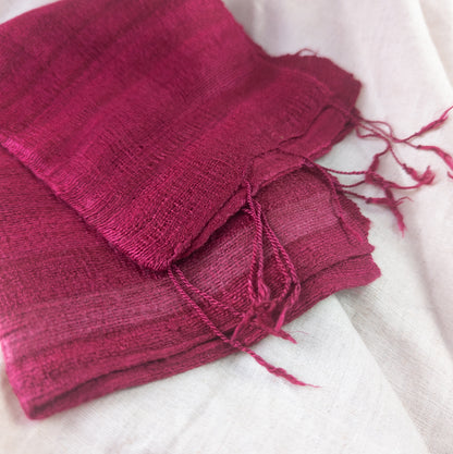 Handwoven Thai Silk Scarf - Handmade in Thailand