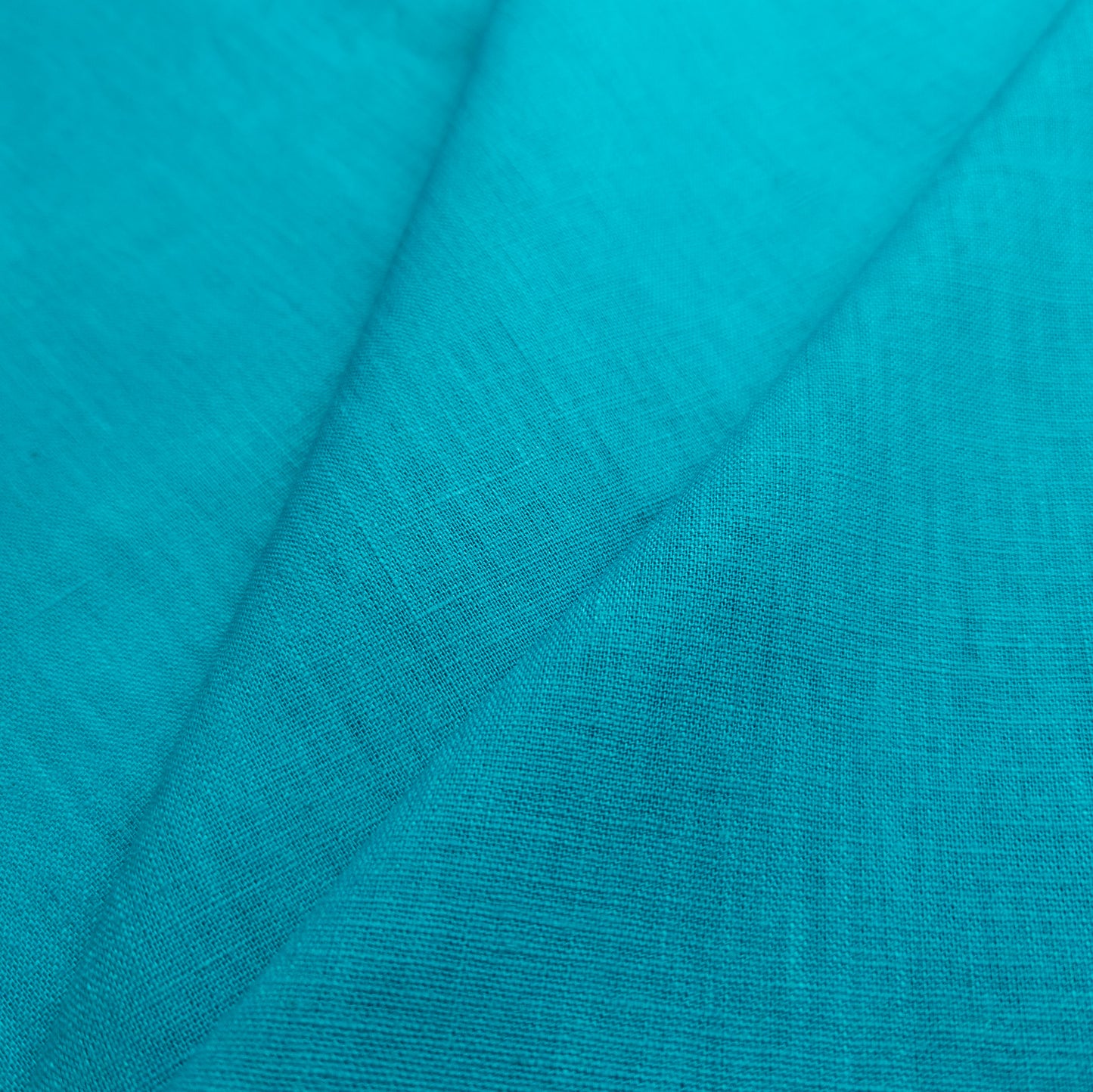 Turquoise Hemp Fabric - Wide Medium Weight Hemp Fabric By The Metre