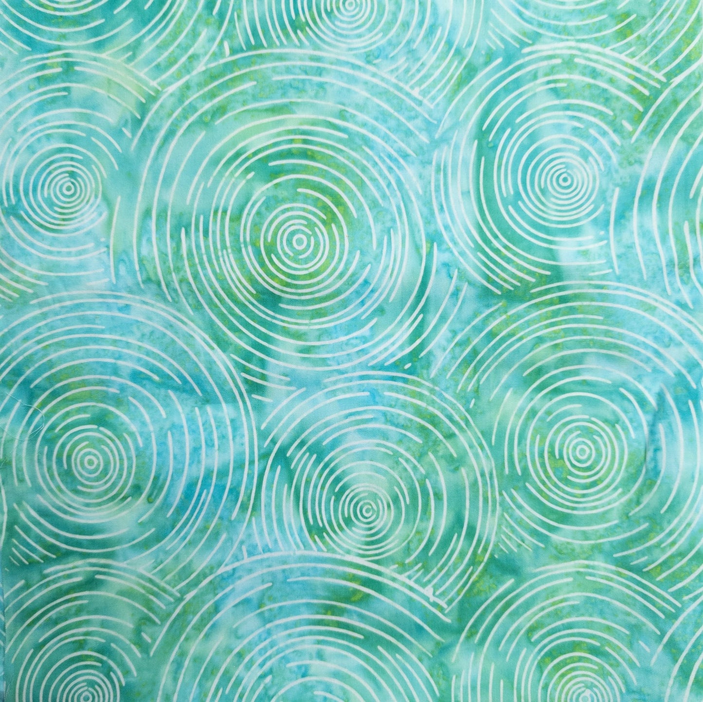 Turquoise Batik Fat Quarter | 51cm x 56cm - Textile Traders