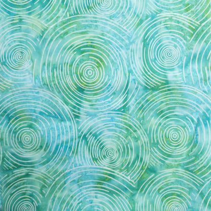 Turquoise Batik Fat Quarter | 51cm x 56cm - Textile Traders