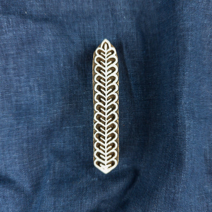 Wheat Border Printing Block | Indian Woodblock Stamp