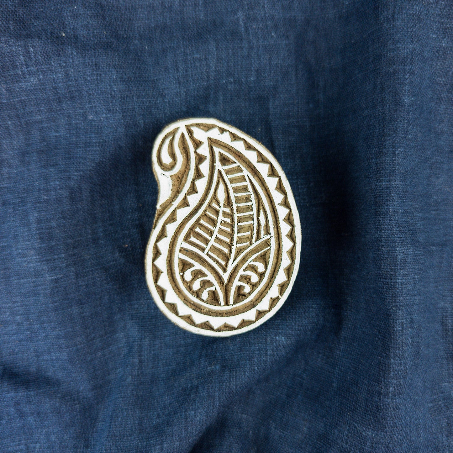 Indian Paisley Printing Block - Fabric Printing and Batik Stamps