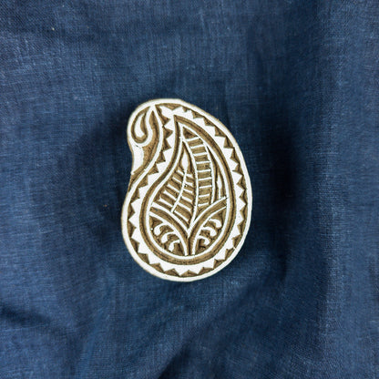 Indian Paisley Printing Block - Fabric Printing and Batik Stamps
