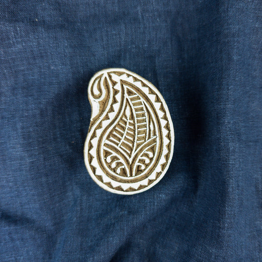 Indian Paisley Printing Block - Fabric Printing and Batik Stamps