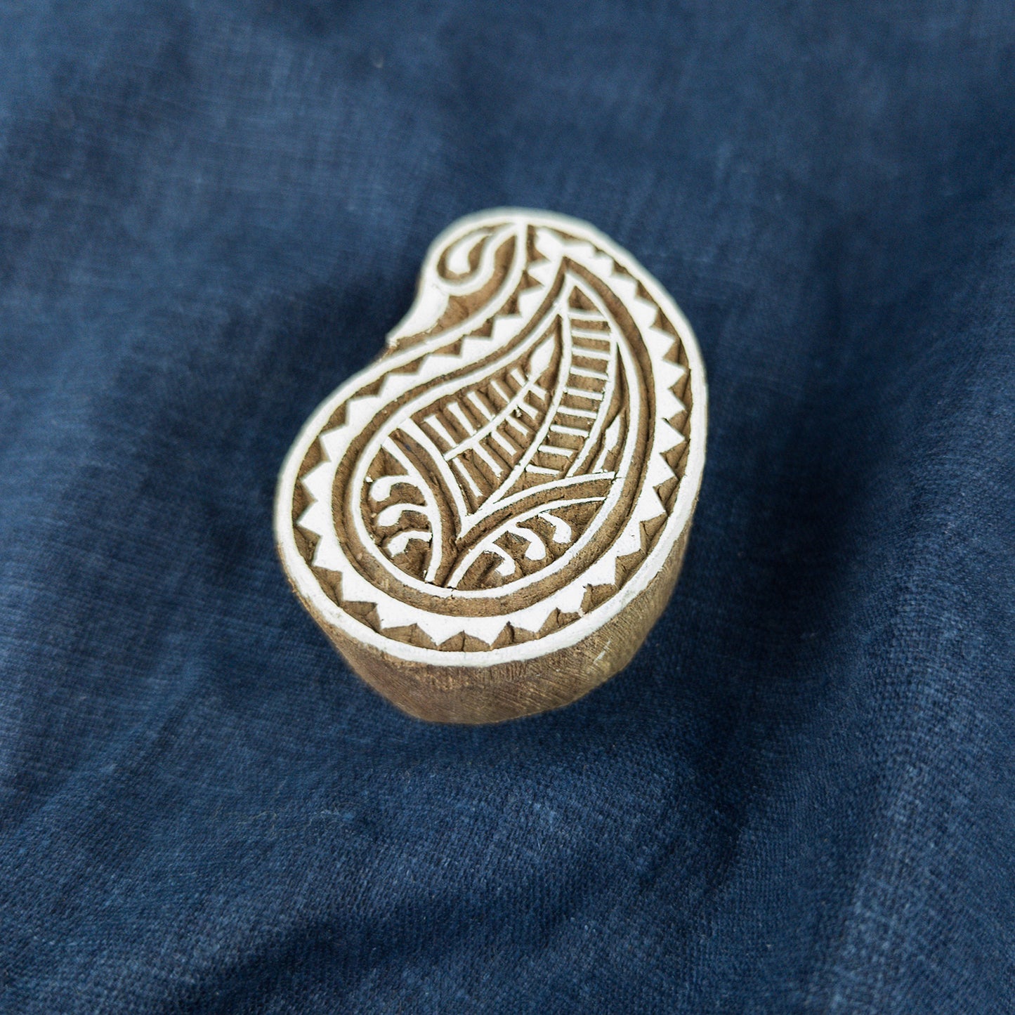 Indian Paisley Printing Block - Fabric Printing and Batik Stamps