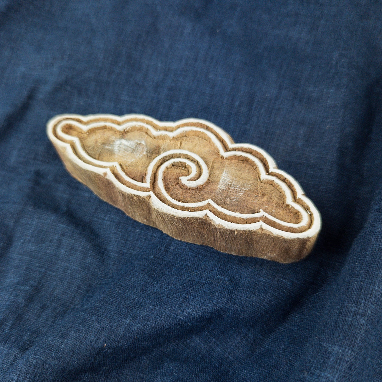 Indian Printing Block Handcarved from Wood