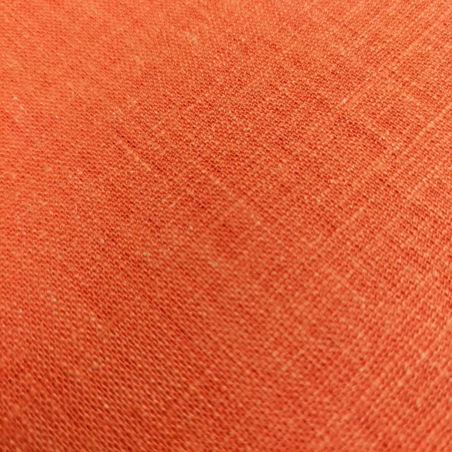 Tangerine Orange Hemp Fabric - Wide Medium Weight Hemp Fabric By The Metre