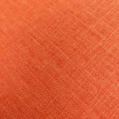 Tangerine Orange Hemp Fabric - Wide Medium Weight Hemp Fabric By The Metre